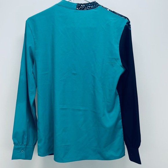 Women’s Casual Dress Long Sleeved Blouse Multicolor Size Small - Picture 5 of 9